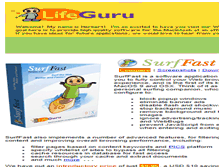 Tablet Screenshot of lifeguru.com